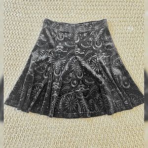 XS Killstar Sanna Velvet Skater Skirt